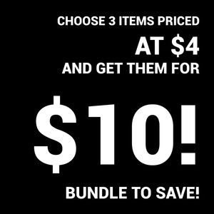 Choose 3 items priced at $4 and get them for $10!